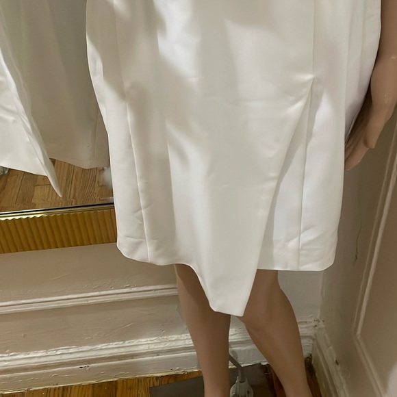 Lavish Alice White Asymmetrical One-Shoulder Cocktail Dress - Picture 6 of 16